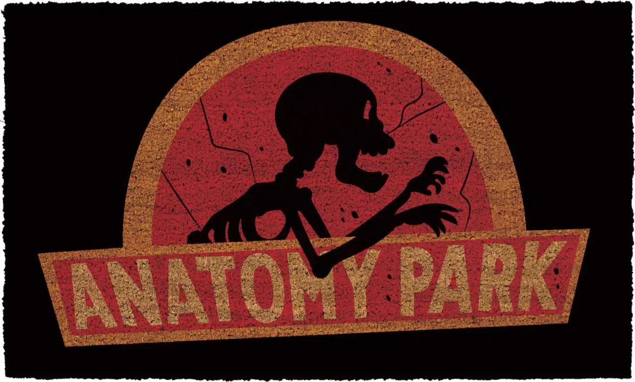 rick and morty anatomy park doormat
