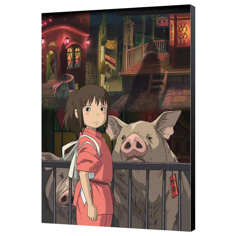 spirited away 35x50 wood panel