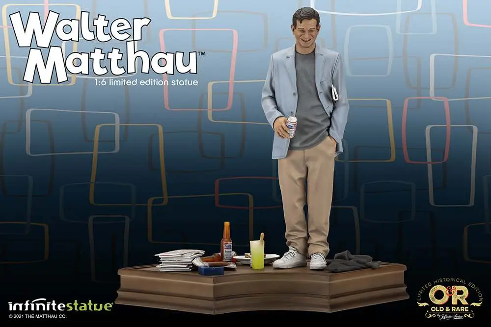 walter matthau old&rare 1/6 resin statue