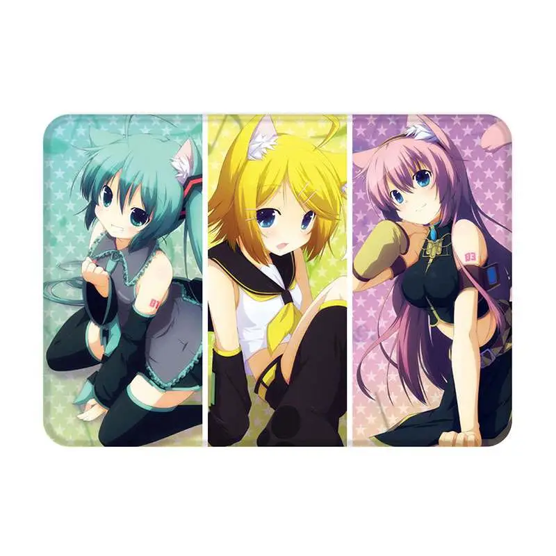 hatsune miku rin. luka neko floor mat