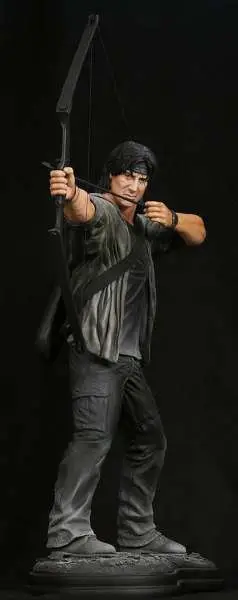 rambo iv 1:4 scale statue