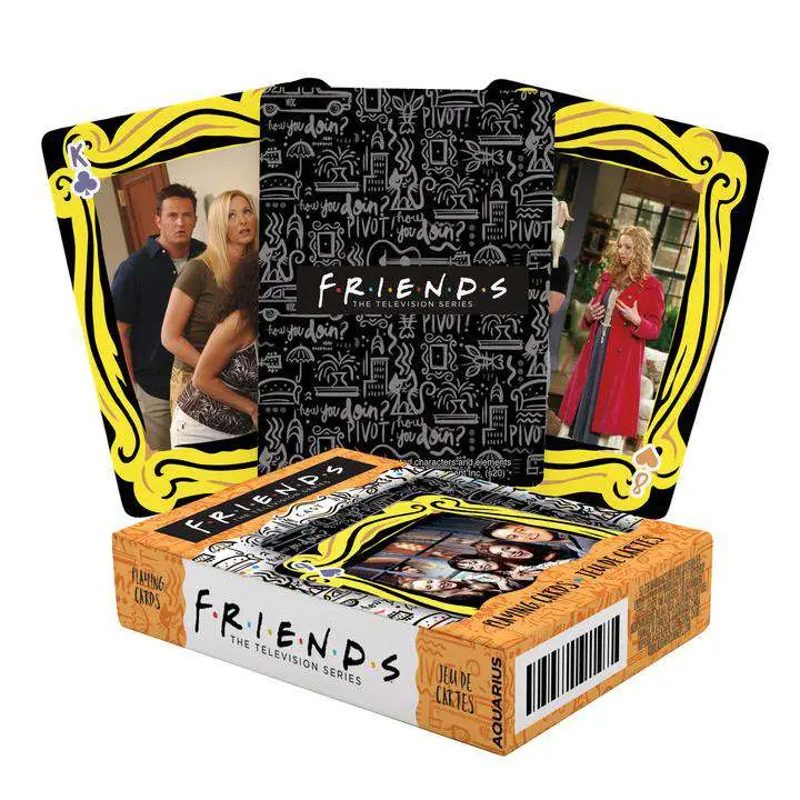 friends cast playing cards