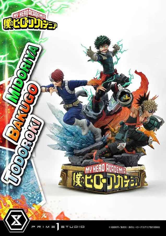 mha midoriya bakugoto doroki statue