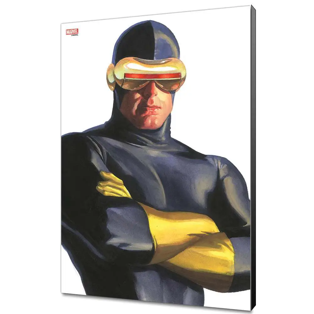 alex ross cyclops wood panel