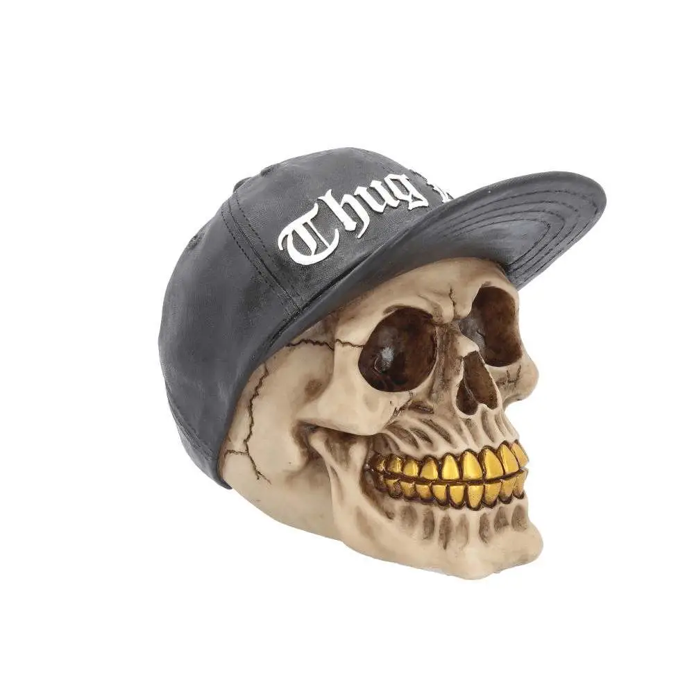thug life skull ornament 16cm