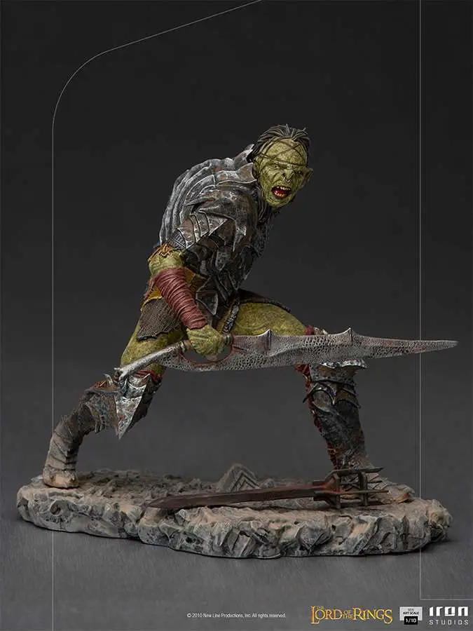 lotr swordsman orc 1/10 art statue