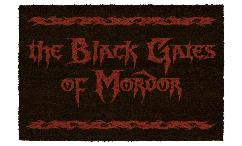 lotr the black gates of mordor doormat