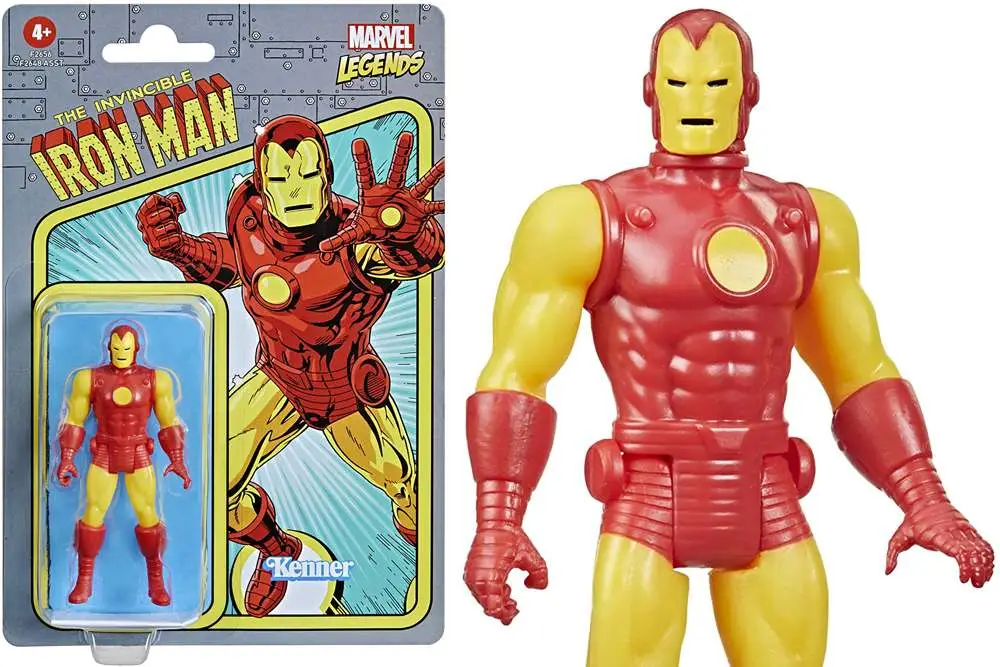 marvel legends retro iron man af