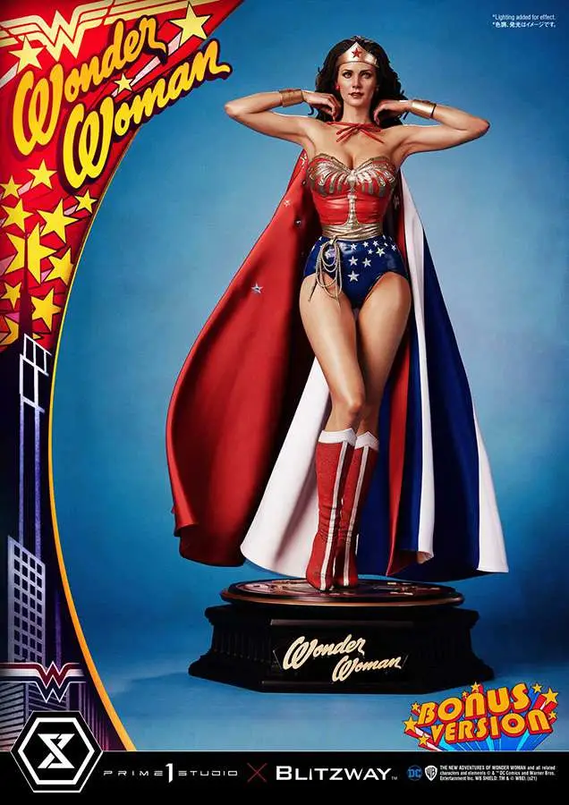 wonder woman 1975 tv bonus ver statue