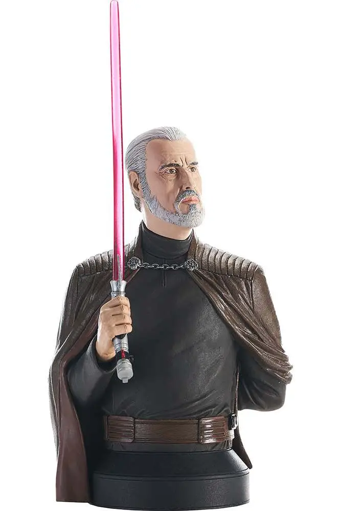 sw revenge of the sith count dooku bust