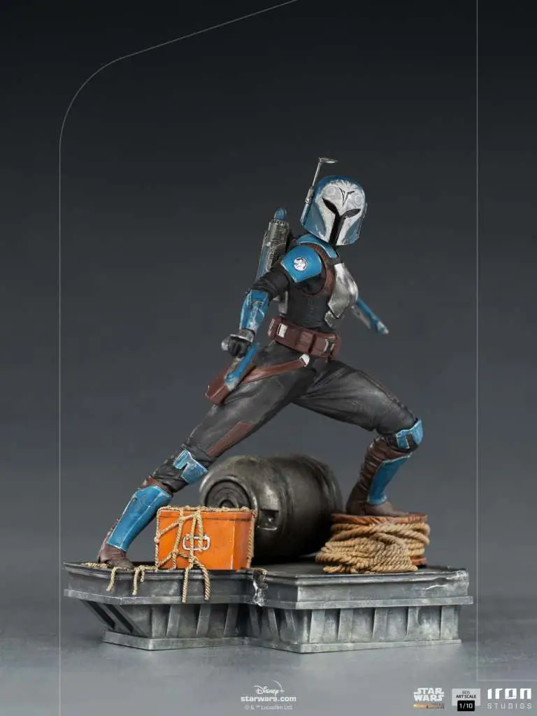 the mandalorian bo-katan 1/10  statue