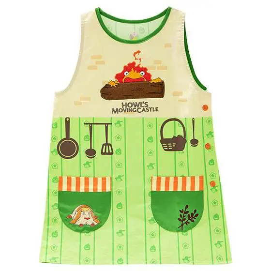 howl's moving castle calcifer apron