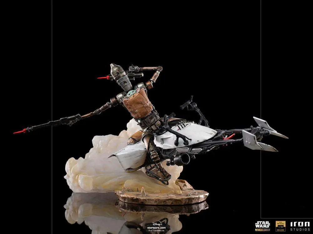 mandalorian ig-11 and child 1/10  statue