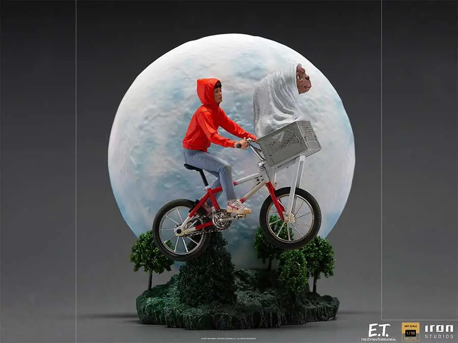 e.t. and elliot 1/10 art deluxe statue