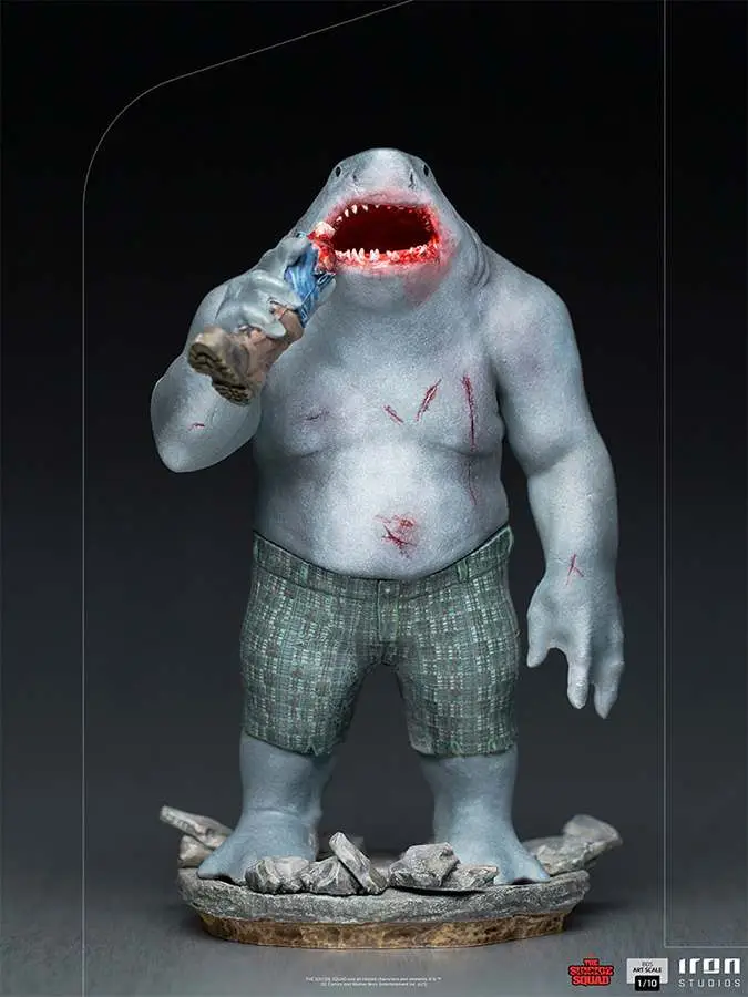 suicide squad king shark 1/10 art statue