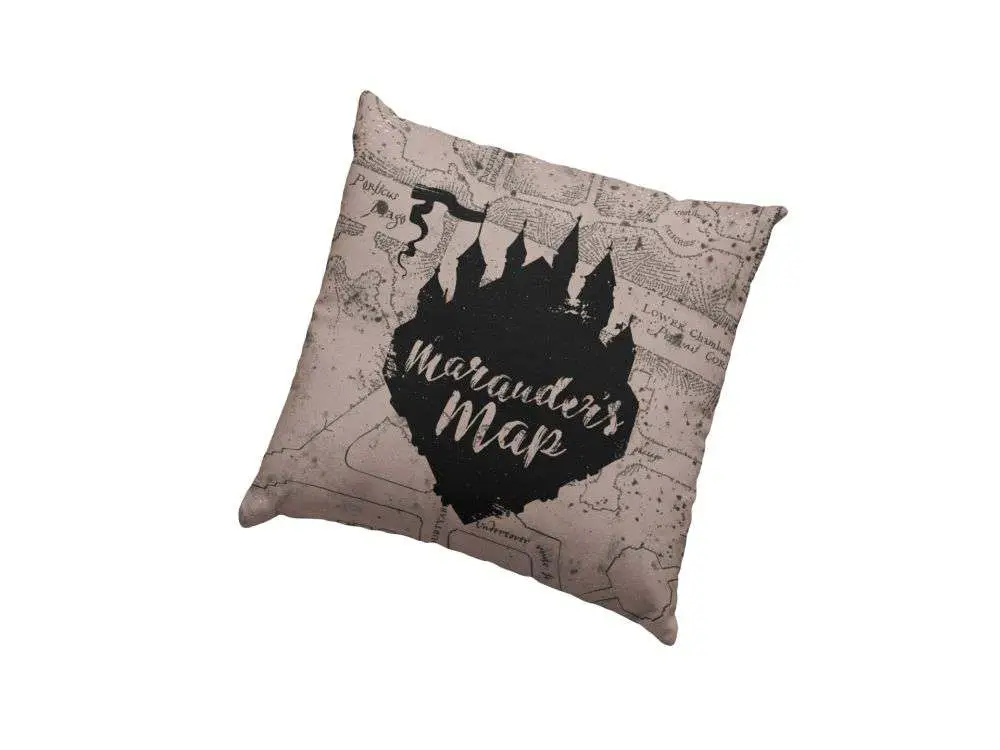 hp marauder's map square cushion