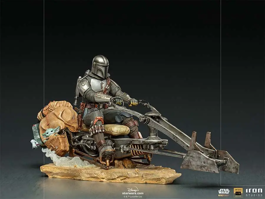 mandalorian on speederbike 1/10 art st