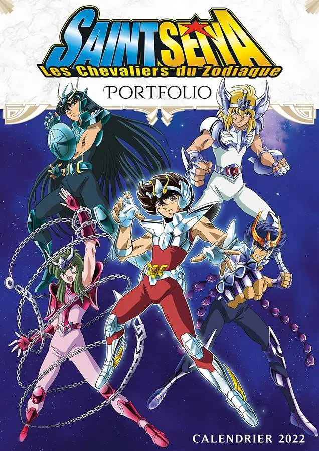 saint seiya portfolio calendar 2022