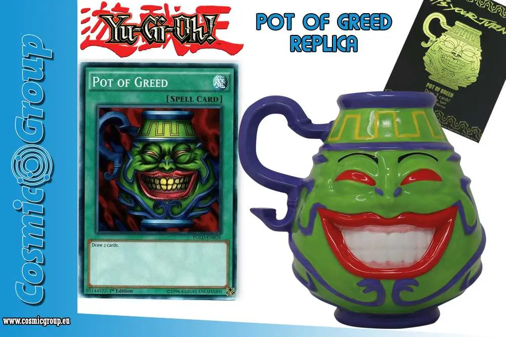yu-gi-oh! pot of greed ltd ed. replica