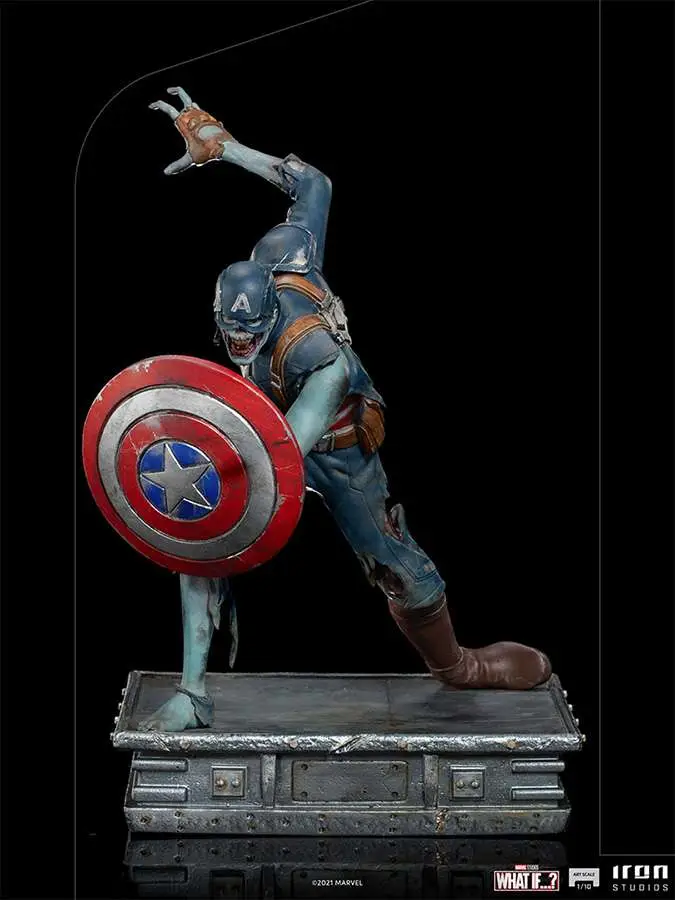 what if zombie capt america 1/10 art st