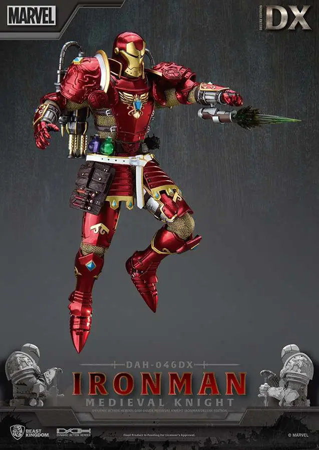 medieval knight iron man dlx dah
