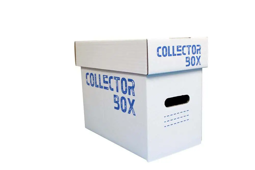 white comics collector box