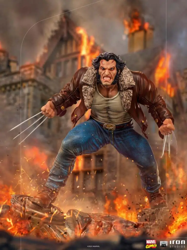 x-men logan 1/10 statue