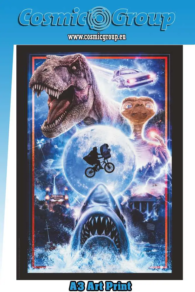 spielberg official art print a3 size