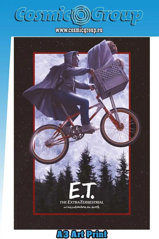 e.t. official art print a3 size