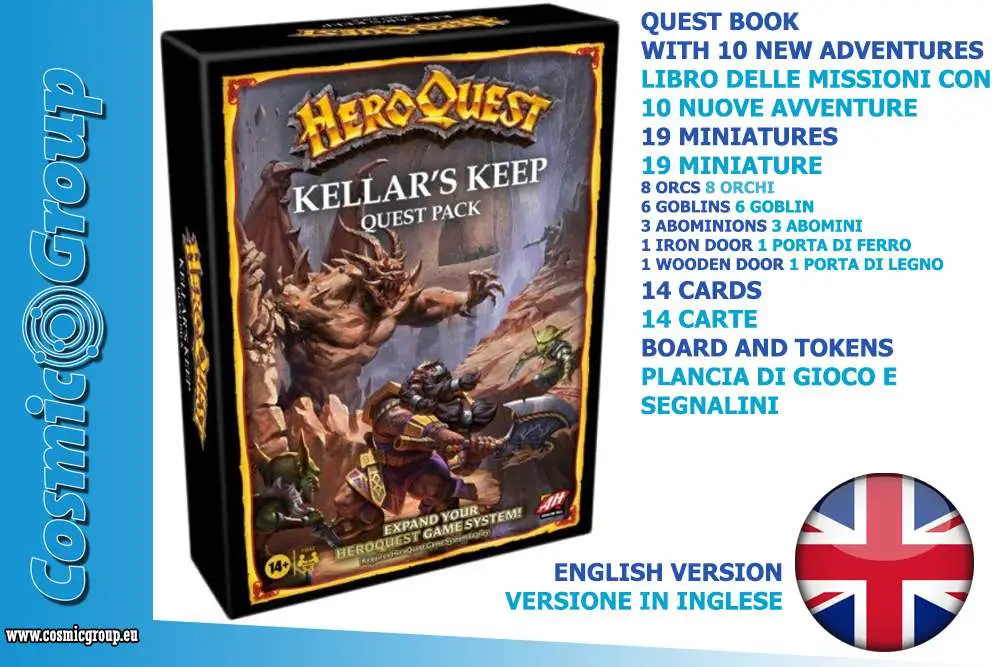 heroquest kellar keep english