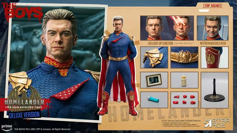 the boys homelander 1/6 dlx figure