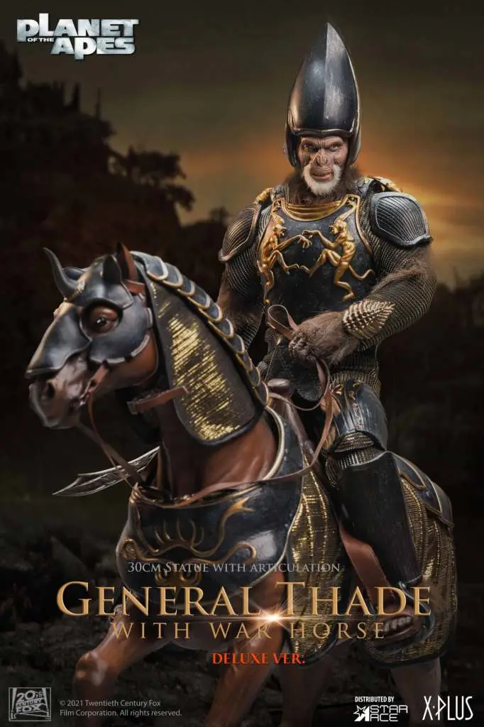 pota general thade w/ horse dlx statue