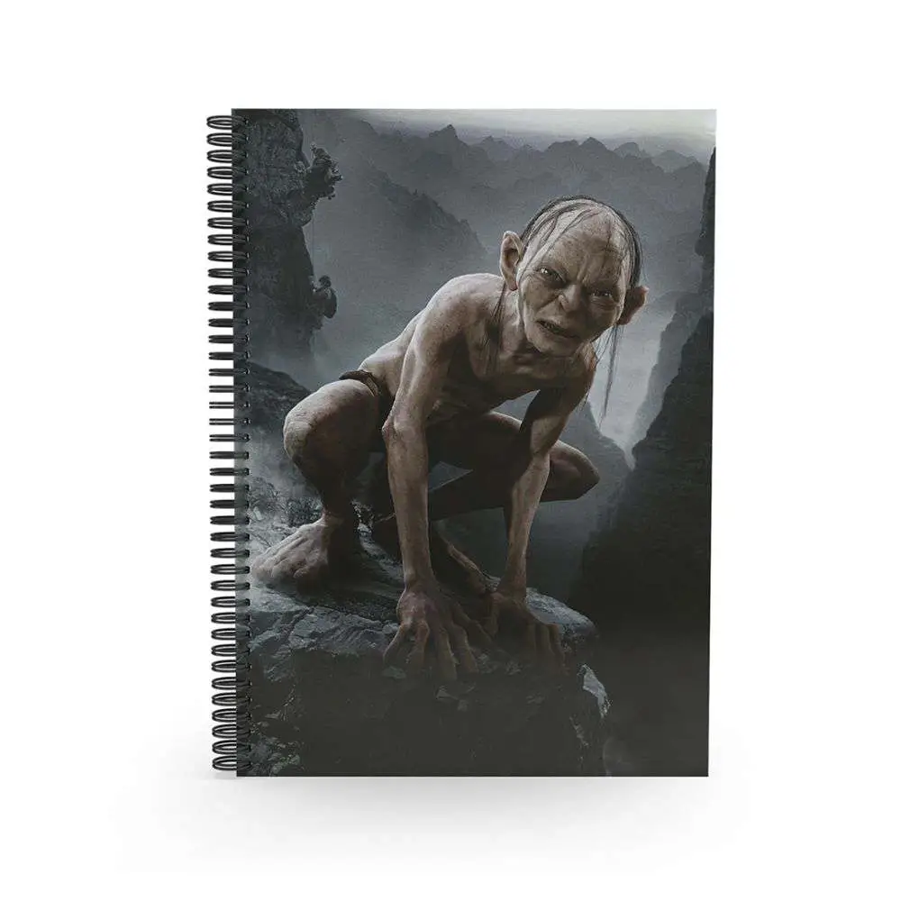 lotr gollum 3d effect noteboook