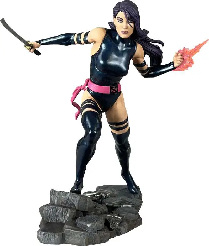 marvel gallery comic psylocke pvc statue