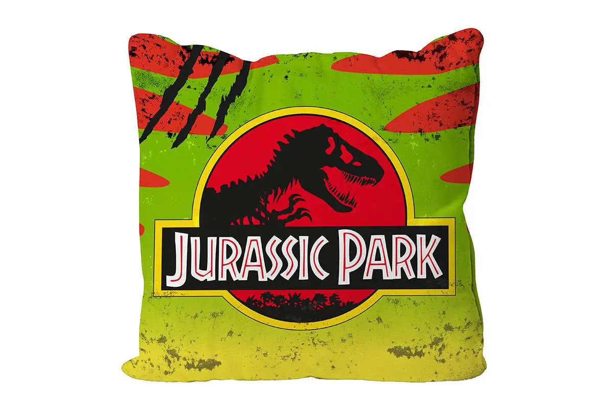jurassic park car logo square cushion vacuum pack