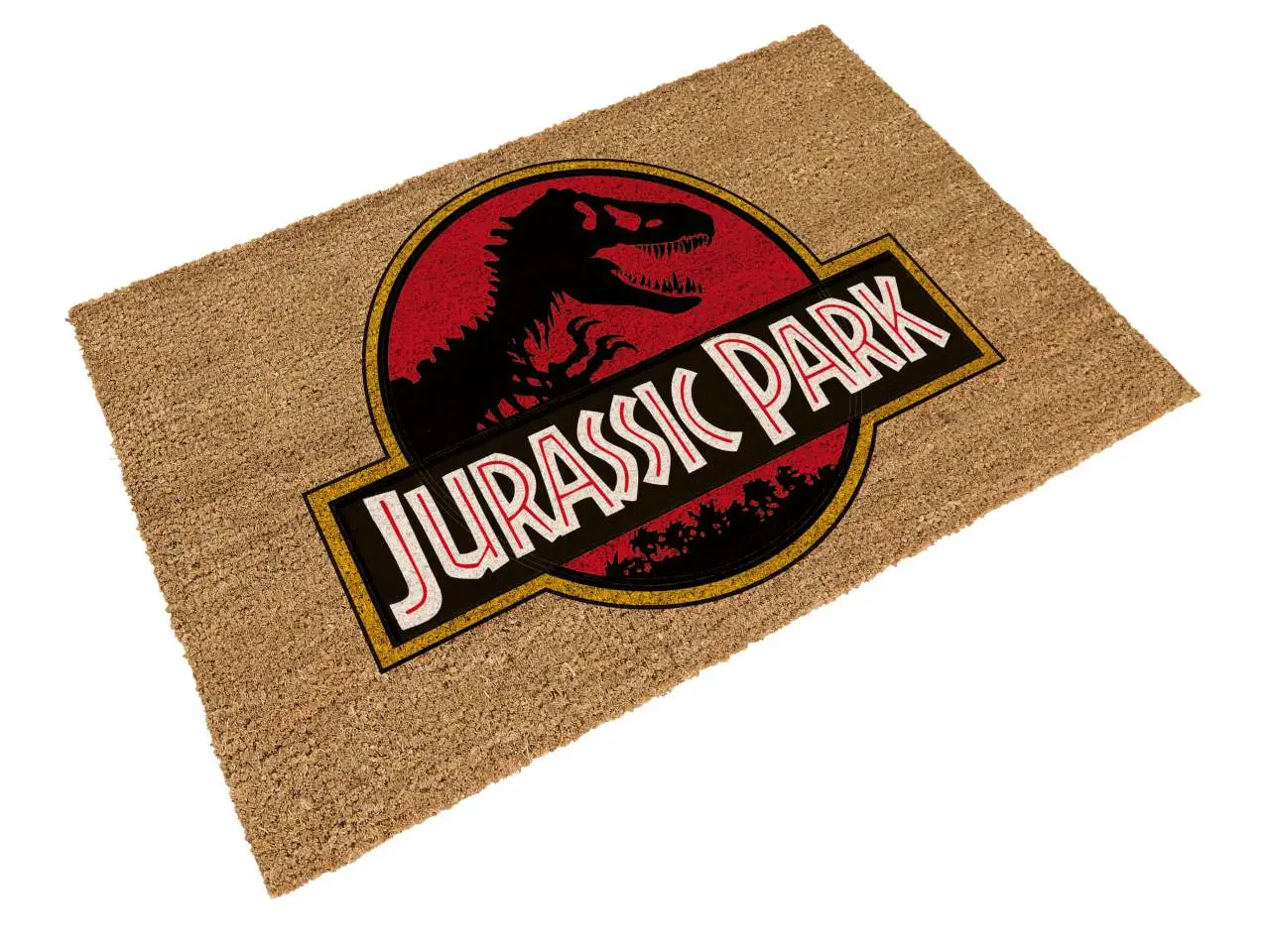 jurassic park logo doormat 60x40
