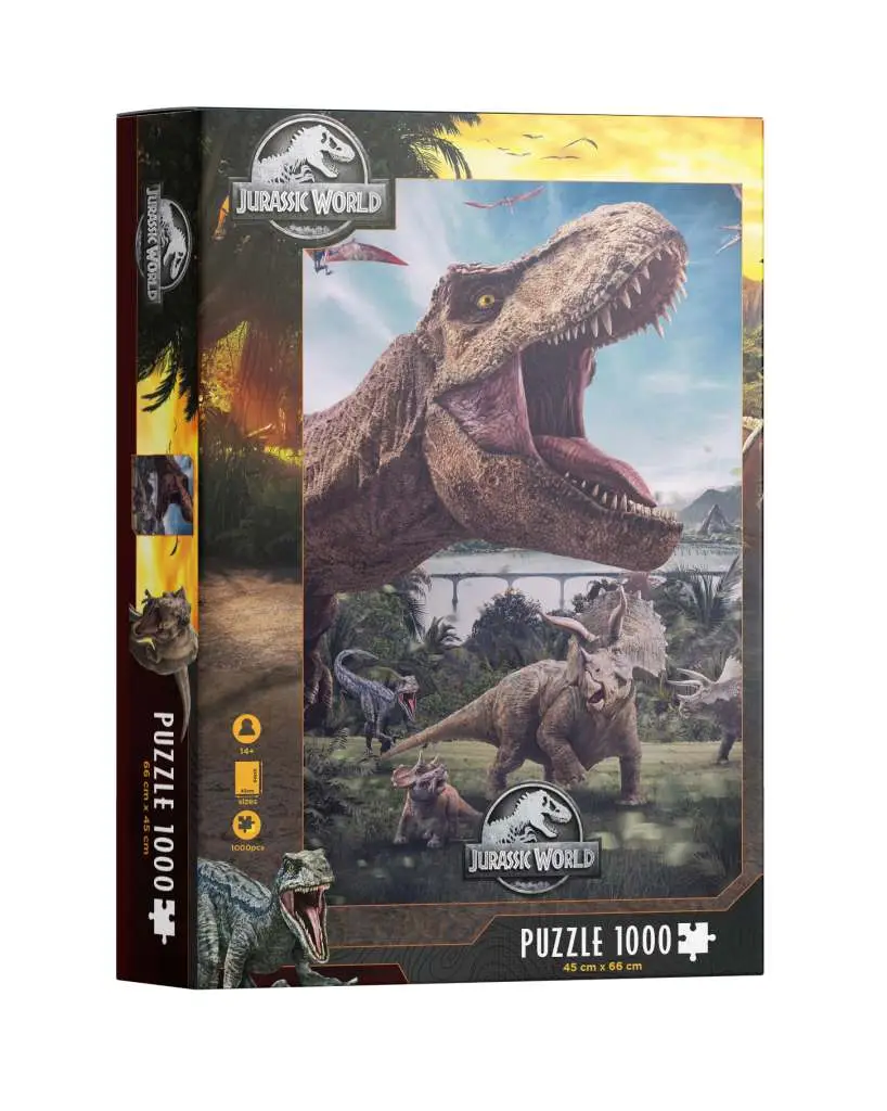 jurassic world poster trex 1000pcs puzzl
