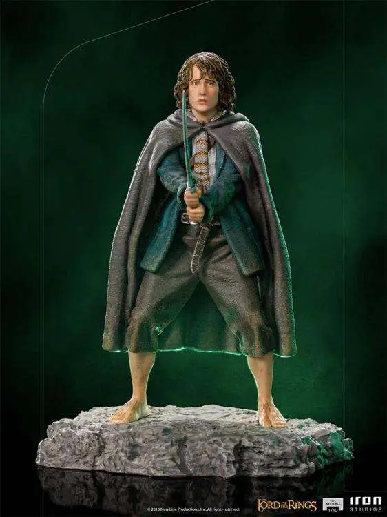 lotr pippin 1/10 art statue