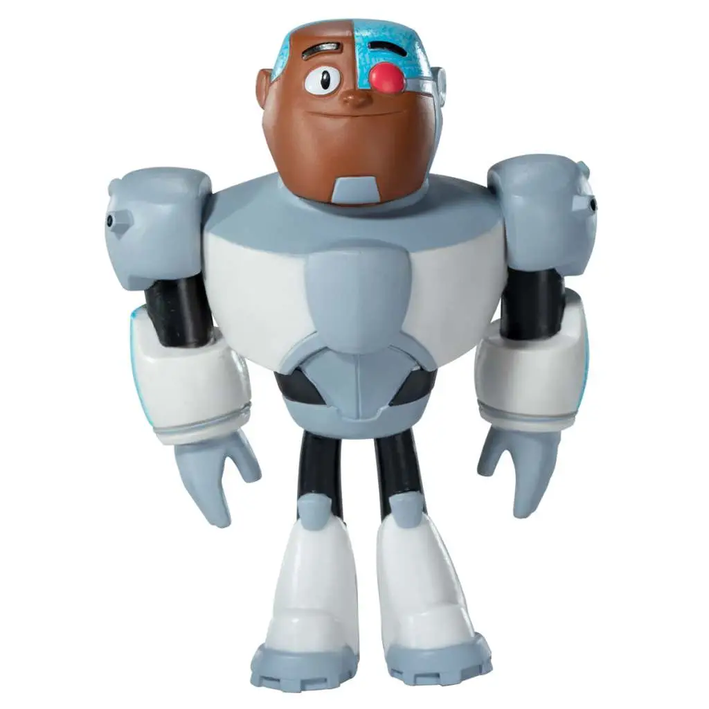 teen titans go cyborg mini bendyfig