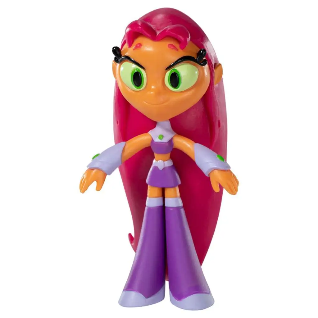 teen titans go starfire mini bendyfig