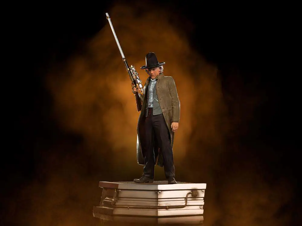 bttf iii doc brown 1/10 statue