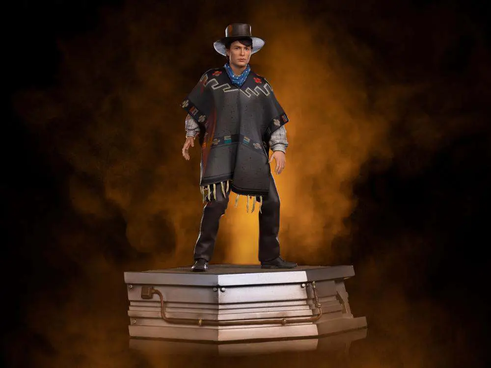 bttf iii marty mcfly 1/10 statue