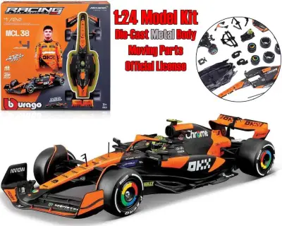 Mclaren F1 Mcl38 - Lando Norris With Helmet - Model Kit 1:24