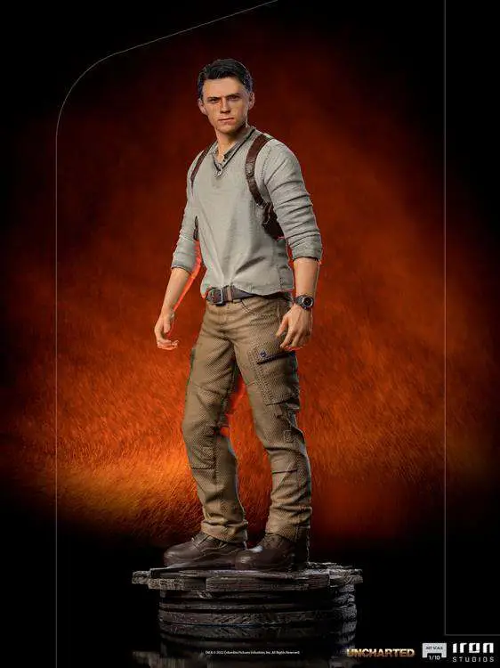 uncharted movie nathan drake 1/10 statue
