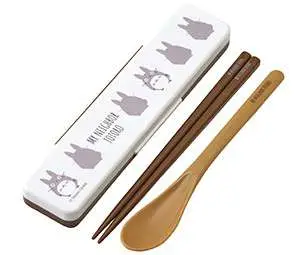 totoro silhouette chopsticks & spoon set