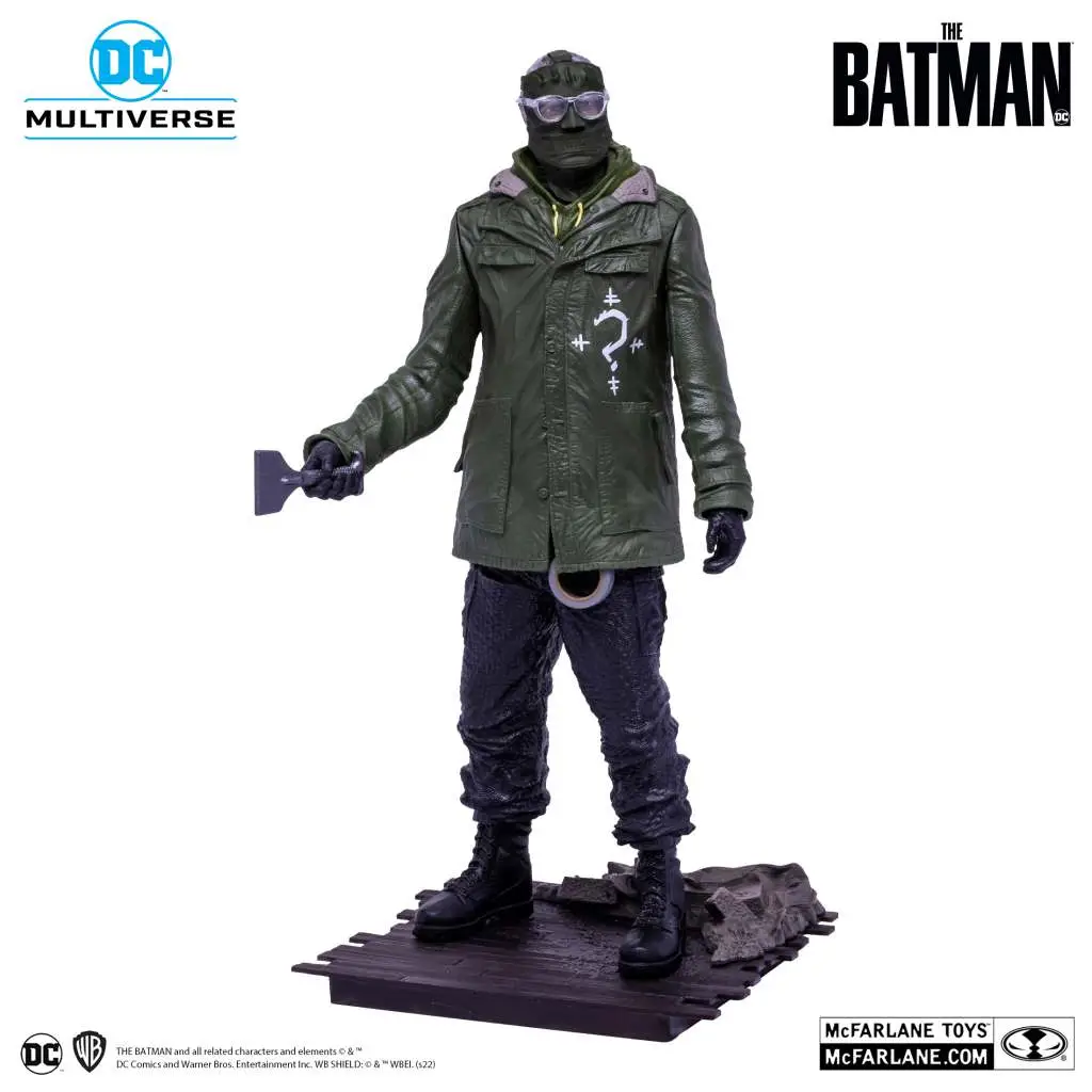 the batman riddler 12inch posed statue