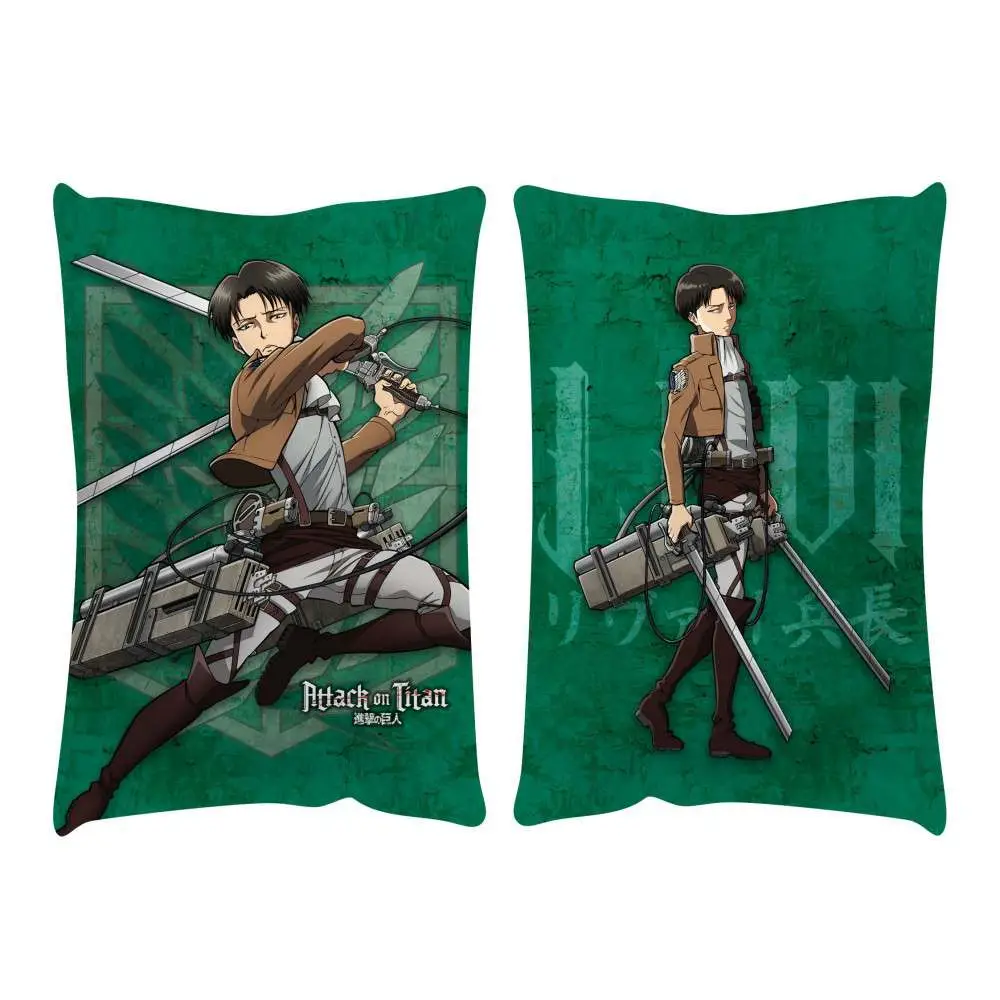 attack on titan levi hug pillow
