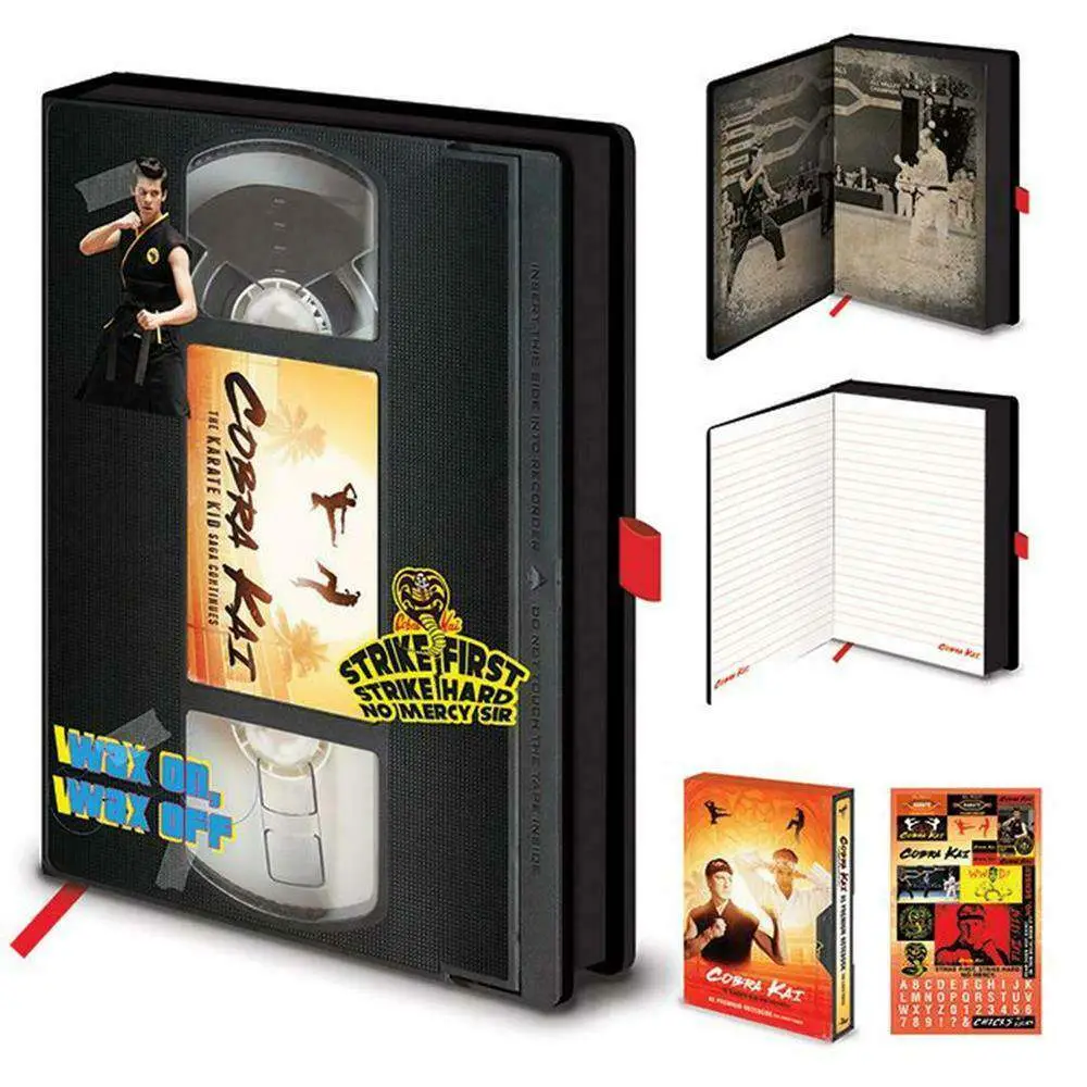 cobra kai vhs a5 notebook