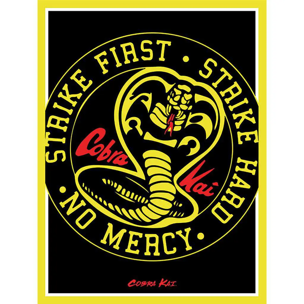 cobra kai - logo - canvas print60x80