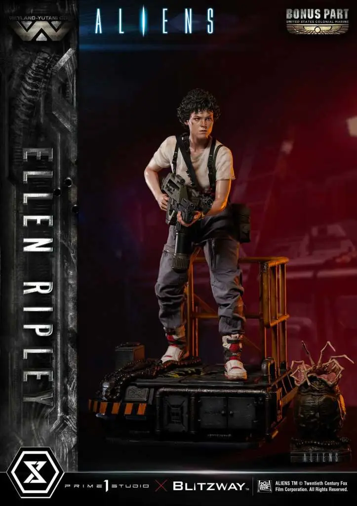 alien 1986 ellen ripley bonus ver statue